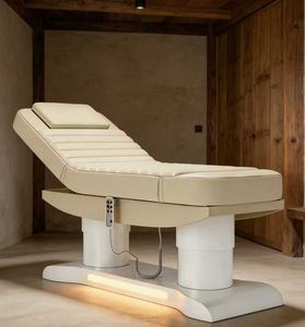 Electric Beauty Bed for Eyelash and Facial Care, <b>Adjustable</b> Leather High-end Sponge Embroidery Bed - Product Image 4