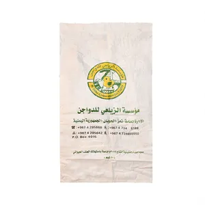 促销50千克编织聚丙烯包装玉米种子，面粉，米袋/袋25千克出口到非洲