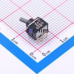 G12AH Toggle Switch Through hole Component (THT) Switch Single Pole Double Throw 1000000 28V 28V - Product Image 1