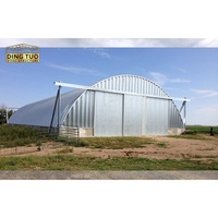 Structure en acier robuste de conception professionnelle pour granges agricoles, bâtiments d'élevage de vaches laitières, d'ovins et de volailles, et fermes bovines à grande portée - Fabricant