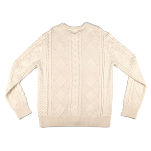 Suéter de <span class=keywords><strong>Aran</strong></span> de peso pesado personalizado, Jersey de punto de cable de pescador irlandés, jersey de mezcla de <span class=keywords><strong>lana</strong></span> <span class=keywords><strong>Merino</strong></span>, prendas de punto Heritage - Product Image 6
