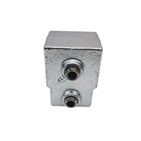 Connecteur de tuyau carré en métal personnalisé Outils de serrage de clé pour raccords de garde-corps