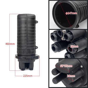 24 48 96 144 lõi 1 + 6 cổng Công suất mái vòm sợi quang doanh hộp IP68 bao vây nhiệt co ngót niêm phong Splice đóng cửa - Product Image 2