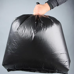 Grande sacchetto della spazzatura in plastica riciclata su misura nero Ldpe Hdpe 100l bidone della spazzatura industriale per uso domestico <span class=keywords><strong>sacchetti</strong></span> di immondizia su rotolo - Product Image 6