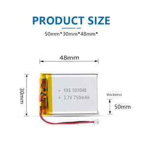 بسعر المصنع:-بطارية ليثيوم بوليمر قابلة لإعادة الشحن للأجهزة الطبية المحمولة - Product Image 4