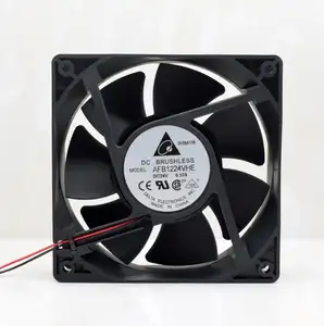 AFB1224VHE 12038 120mm 12cm DC 24V 0.57A sunucu invertör endüstriyel eksenel soğutma fanı