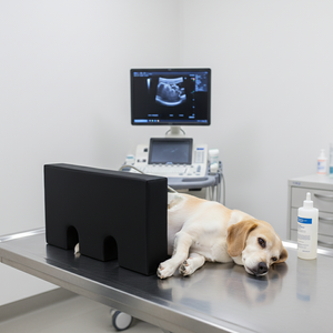 Coussin <span class=keywords><strong>de</strong></span> positionnement pour examen échographique des animaux, utilisé dans les cliniques vétérinaires pour l'échographie B, l'échographie cardiaque, etc. - Product Image 2