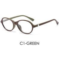 Lunettes anti-lumière bleue ovales vintage TR90 pour femmes, monture rétro petite ovale, lunettes d'ordinateur anti-fatigue oculaire