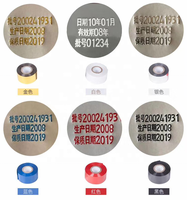 Haute qualité SCF900 noir Date estampage impression PET ruban feuille de codage 25mm 30mm 35mm tampon à chaud pour emballage en plastique