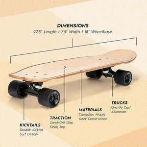Welly — grande croiseur complète de Sport, outil de <span class=keywords><strong>Skate</strong></span>, patinage, plaque en érable, pour enfants et adolescents - Product Image 2