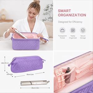 Estuche de Viaje para Herramientas de Peinado Flexstyle, Estuche Portátil para Secador de Pelo, Organizador de Viaje para Plancha y Rizador de Pelo - Product Image 2