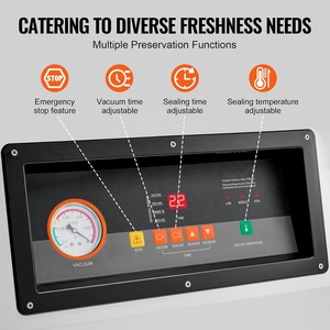 Máquina Empacadora y Selladora Industrial de Doble Cámara de Vacío para Pollo en Plástico de Fabricantes Hualian para Supermercado - Product Image 4