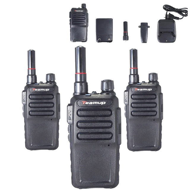 For High Quality Dual-Band Long Distance Portable Ham Radio for T110 Walkie Talkie IPX6 Water Resistant 5W Output 1300mAh