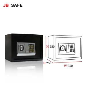 Grafter Electronic High Quality Box Hotel Deposit New Lock Open Battery Dead Portable Security Steel Mini Safe Box 25E