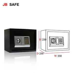 Grfter Elektronische Hoge Kwaliteit Box Hotel Deposito Nieuw Slot Open Batterij Dode Draagbare Security Stalen Mini Safe Box 25e