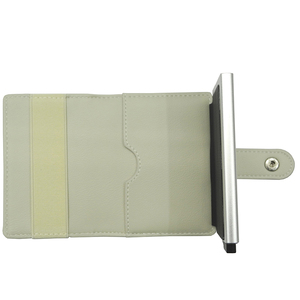 Tarjetero Delgado de Aluminio CardHoda con Bloqueo RFID, Clip para Billetes y Cierre de Hebilla, Cartera Minimalista Unisex - Product Image 2
