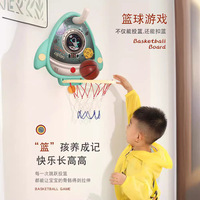 4 en 1 Jump High Ring Toss Game Table Tennis Basketball Shoot Machine Indoor Outdoor Sport Basketball Stand Toys for Kids