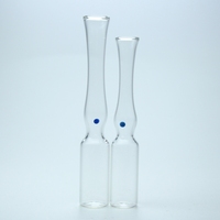 Ampoule en verre transparent de 1 ml conforme à la norme ISO