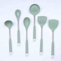 Spatule de cuisine en silicone antiadhésive résistante aux hautes températures pour la cuisine à domicile, ustensile de cuisine, ensemble d'ustensiles de cuisine