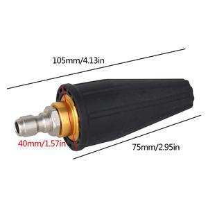 Sulai <b>Machinery</b> High Pressure Water Gun Nozzle 1/4 Quick Connect Black Plastic With Stainless Steel Connector For <b>Car</b> Wash - Product Image 2