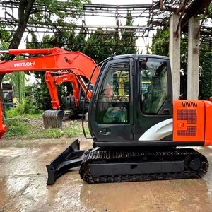 Высокопроизводительный дизельный гусеничный экскаватор <span class=keywords><strong>HITACHI</strong></span> <span class=keywords><strong>ZX60</strong></span>, б/у, в отличном рабочем состоянии, с основными компонентами, 6-тонный двигатель и насос - Product Image 1