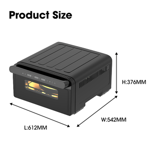 Electric <strong>3</strong> Loaf Sizes (<strong>1</strong>-2.5LB) 2200W Stainless Steel Air Fryer Oven Bread <strong>Maker</strong> Digital Control 150-430 Temp 60-Min Household - Product Image 6