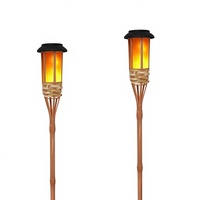 Lanterne solaire d'extérieur à LED, mini torche hexagonale au design palais, contrôle inductif pour la décoration de jardin