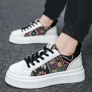 Zapatillas deportivas de lujo para hombre, estilo casual, para caminar, blancas, con cordones, para correr, venta al por mayor de fábrica - Product Image 6