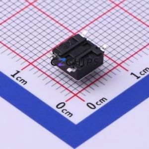 TS6643TP Tactile Switch SMD-4P,6x6mm Switch Single Pole Single Throw Round Button 2.5N Vertical Mount - Product Image 2