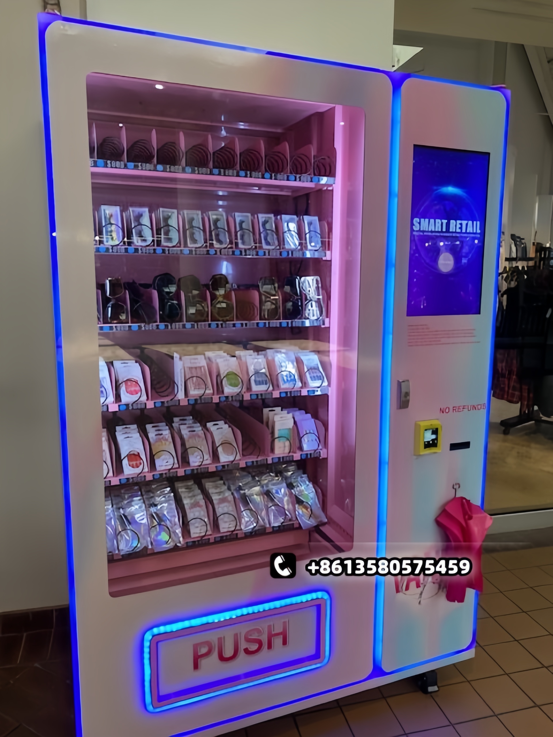 自動24時間セルフサービス自動販売機製造ネイルアート自動販売機