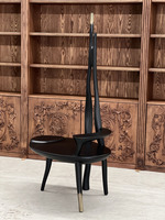 Chaise simple design d'art moderne lumière luxe haut de gamme dossier en bois massif meubles de maison