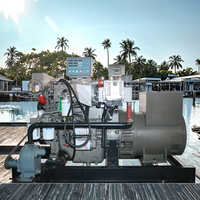 Groupe électrogène marin certifié CCS IACS BV RS Yuchai 75 kW 100 CV 100 kW 100 kVA 200 kVA avec démarrage automatique 50/60 Hz pour bateau
