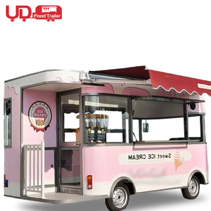 Chariot électrique pliable pour faire des glaces, chariot à café, chariot pour aliments, bâtonnets de gaufre, Cookies, pour le café, portable, à vendre, - Product Image 5