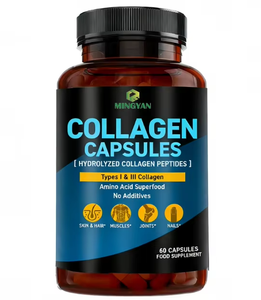 Complément alimentaire en capsules de collagène complexe OEM/ODM, acide hyaluronique et vitamine C, soutien de la peau, des cheveux, des ongles, des articulations, santé osseuse - Product Image 2