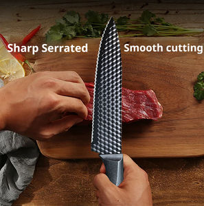 Couteau professionnel à lame dentelée pour viande congelée, lame de scie à os en acier inoxydable robuste pour boucher, filetage de poisson, découpe et décongélation - Product Image 5