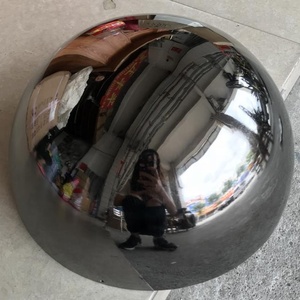 ग्लॉसी 316l स्टेनलेस स्टील का आधा क्षेत्र 200 मिमी aii मानक वेल्डेड और पंचक सतह फिनिश - Product Image 1