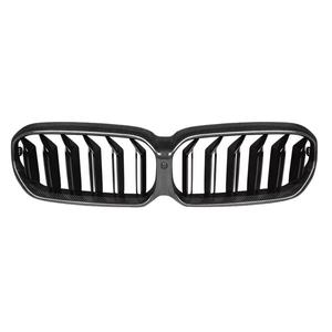 Rejilla de doble listón de fibra de carbono seco G30 F90, rejilla de parachoques delantero automático para <span class=keywords><strong>BMW</strong></span> 5 Series G30 G38 M5 F90 LCI 2021 - Product Image 2