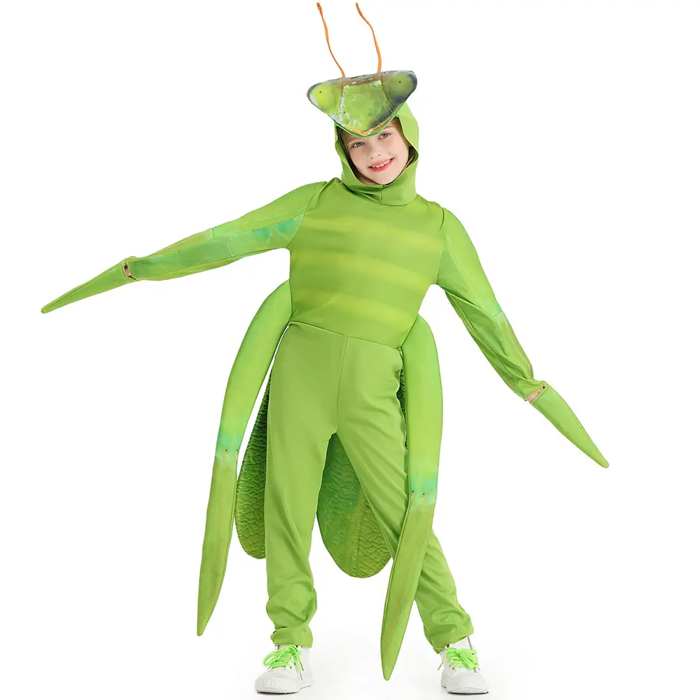 2024 nuevo disfraz de insecto de Halloween para niñas mono de mariquita roja con máscara de ojos disfraz de TV y película
