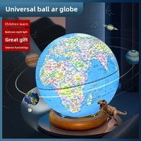 Globe terrestre à lévitation magnétique Type-C, robot éducatif IA, traducteur vocal en temps réel, veilleuse LED, cadeau pour enfants