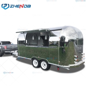 Street Food Truck Mobile Kitchen <b>Trailer</b> Fast Food Cart Food Vehicle - Product Image 2