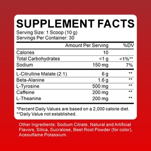Créatine monohydrate, bêta-alanine, EAA, <span class=keywords><strong>BCAA</strong></span>, acides aminés essentiels, poudre de récupération musculaire après l'entraînement, complément de croissance - Product Image 3