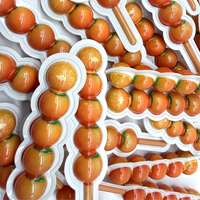 Bonbons en gros saveur fruitée, sucettes gélifiées moelleuses en forme de raisin, enrobées de sucre, fourrées à la confiture, bonbons gommeux à mâcher
