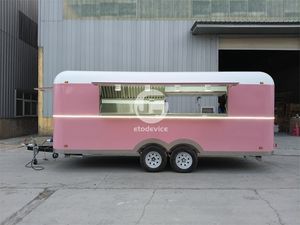 Remorque alimentaire mobile commerciale, camion-restaurant entièrement équipé, café de rue, bar, chariot à hot-dogs et <span class=keywords><strong>tacos</strong></span> - Product Image 4