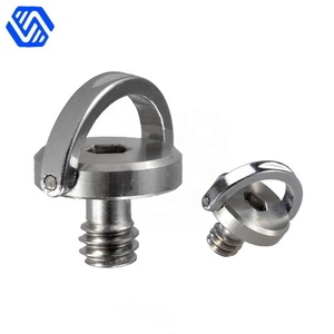 Pièces de trépied pour appareil photo en gros, vis cachée en acier inoxydable pour caméra, vis de montage pour appareil photo reflex numérique avec anneau en D de <span class=keywords><strong>1</strong></span>/4 et 3/8 pouces - Product Image 5