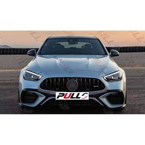 Pour Benz classe C W206 <span class=keywords><strong>2023</strong></span> à <span class=keywords><strong>C63</strong></span> AMG kit de carrosserie modèle comprend pare-chocs avant et arrière avec calandre jupes latérales tuyaux de diffuseur arrière - Product Image 4