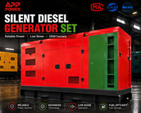 Générateur diesel silencieux à refroidissement par eau, démarrage automatique, démarrage à distance, ATS, monophasé, 80/100/150/160/200 KVA, fabriqué en Chine, pas cher, 50/60 Hz