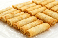 Rollitos de Verduras Prefritos con Baja Absorción de Aceite, Congelados IQF, Crujientes, Mini Rollitos de Verduras para Catering y Venta al por Mayor