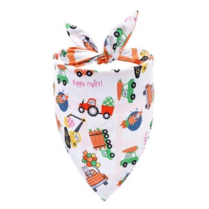 Nouvelle écharpe triangle pour animaux de compagnie motif carotte lapin de Pâques - Product Image 2