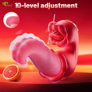 कस्टम लोगो सेक्सी नरम सिलिकॉन छेड़खानी 3 1 सेक्स खिलौने डबल जीभ मेडुसा वाइब्रेटर 10 आवृत्तियों - Product Image 6