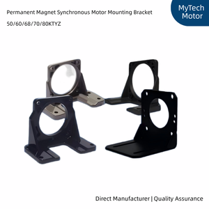 Soporte para Motor Síncrono de Imán Permanente <span class=keywords><strong>MyTech</strong></span> 50/60/70/80KTYZ, Base de Montaje Fija de Acero 6W14W/28W, Instalación Horizontal - Product Image 1